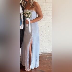 Birdy Grey Periwinkle Chiffon Dress